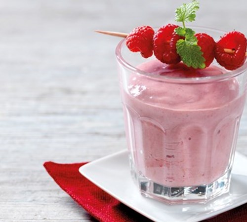 Hallonsmoothie