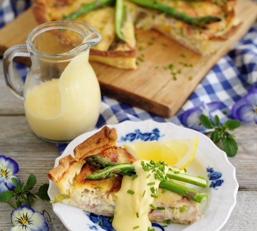 Ägg benedict paj