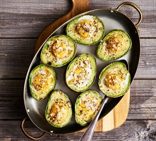 Ägg i avokado