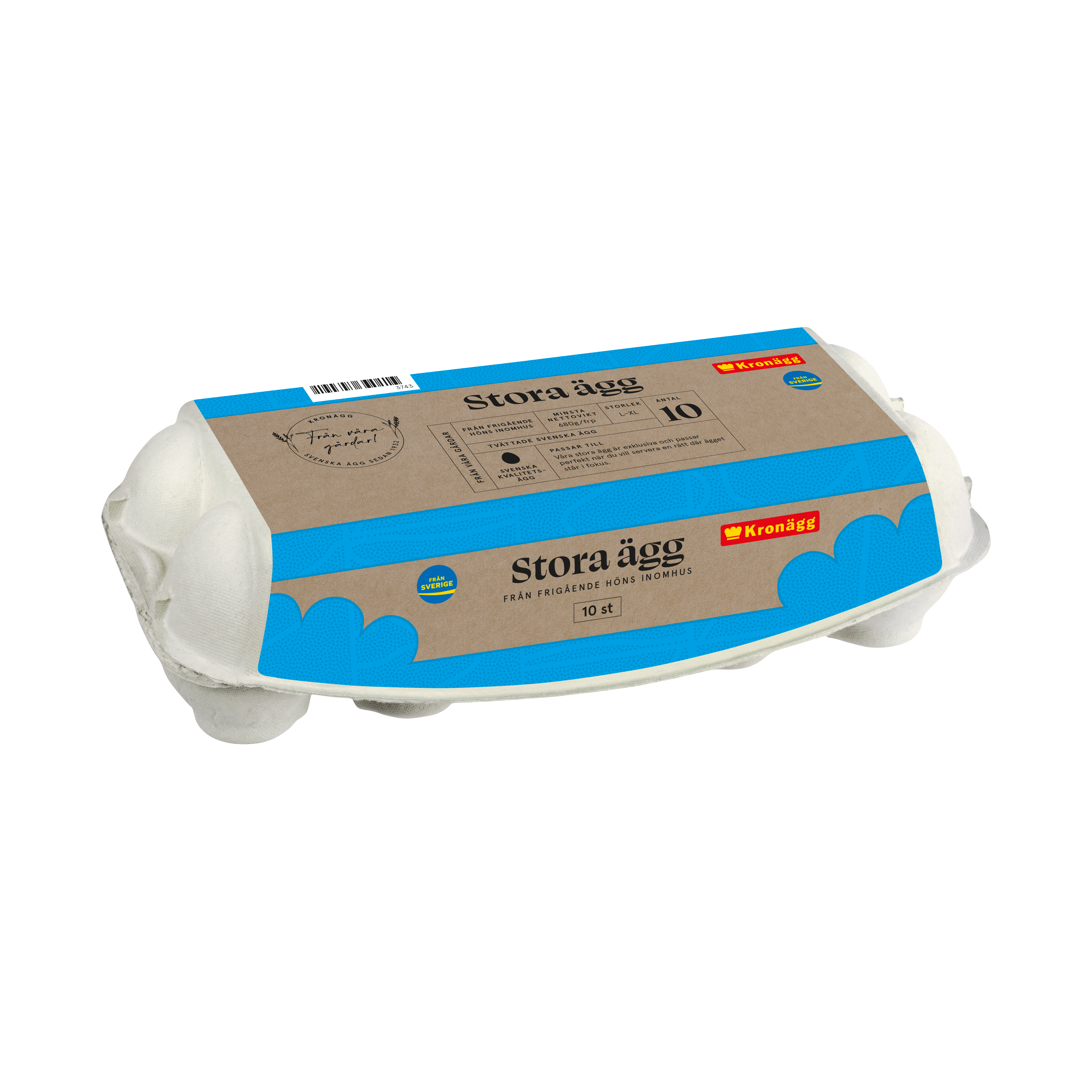 Stora ägg 10-pack, M-L